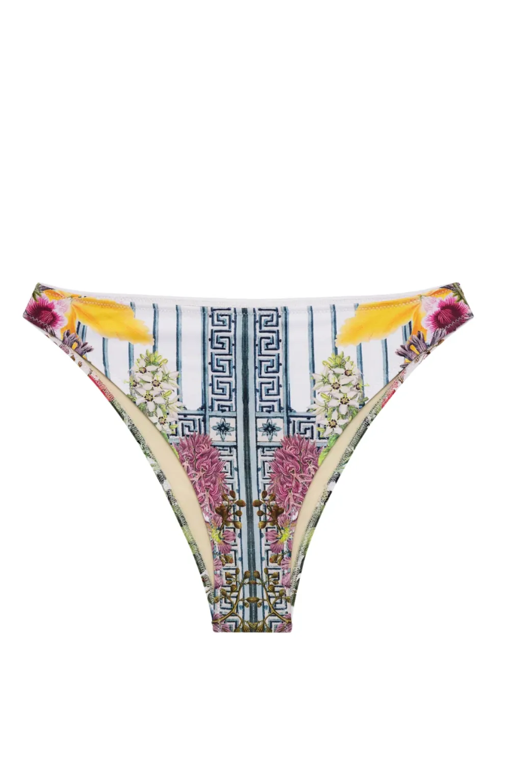 Cala Bikini Bottom Floral Greek (Final Sale) sold by Curio