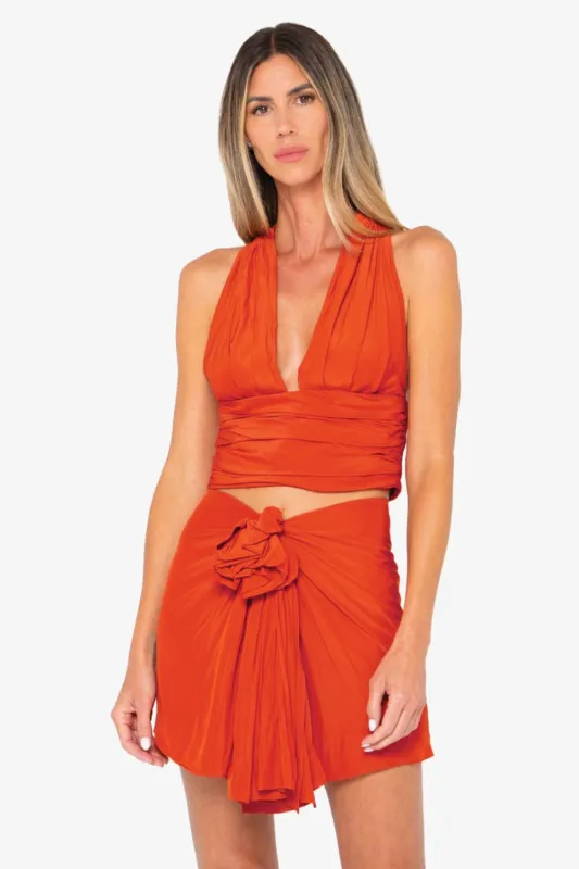 Ames Top Orange (Final Sale) sold by Curio