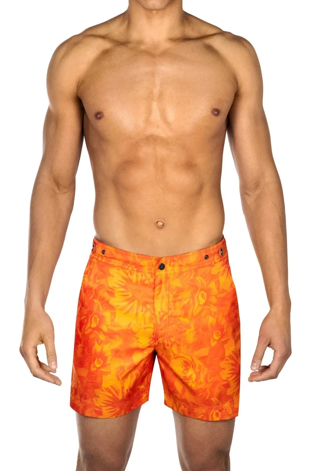 Elvio Sunburst Swim Shorts (Final Sale) sold by Curio