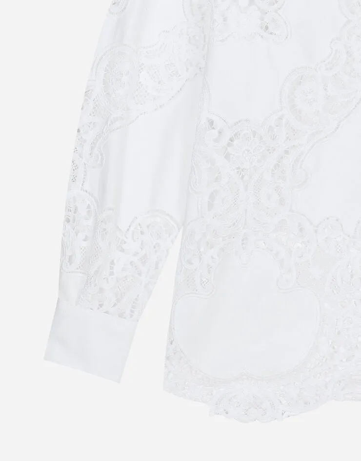 Cotton Shirt with Floral Openwork Embroidery (Final Sale) sold by Curio product image thumbnail 4