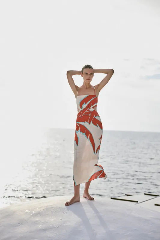 Tactile Winds Ankle Dress (Final Sale) sold by Curio