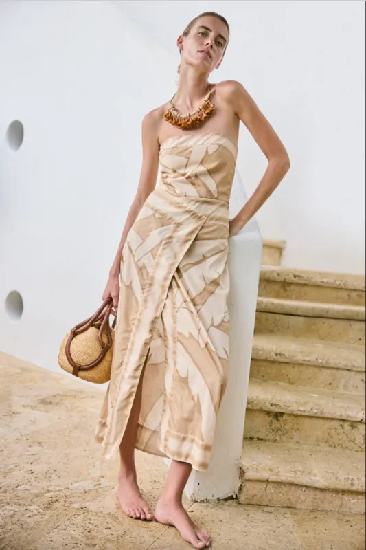 Palms Pontoon Afternoon Ankle Dress (Final Sale) sold by Curio