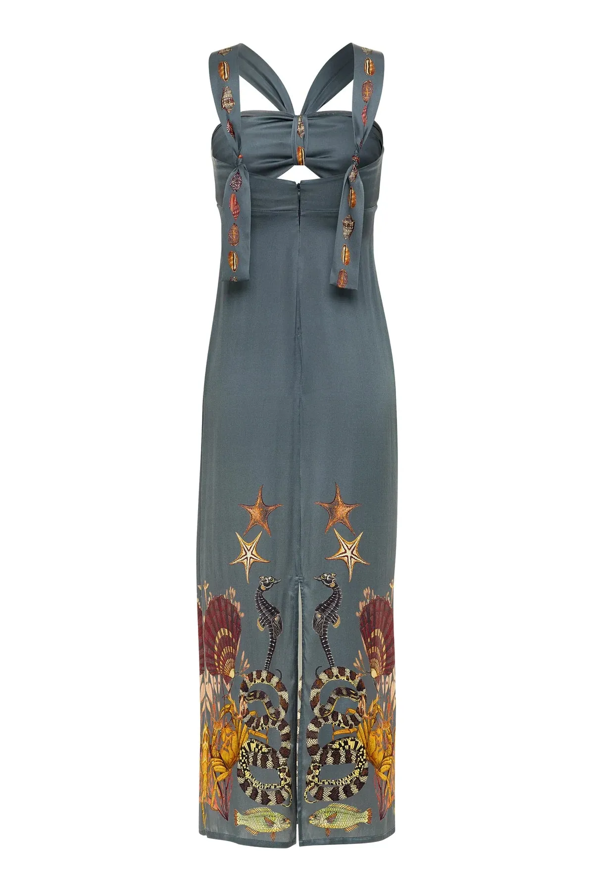 Rea Dress Gray Coral Reef (Final Sale) sold by Curio product image thumbnail 4