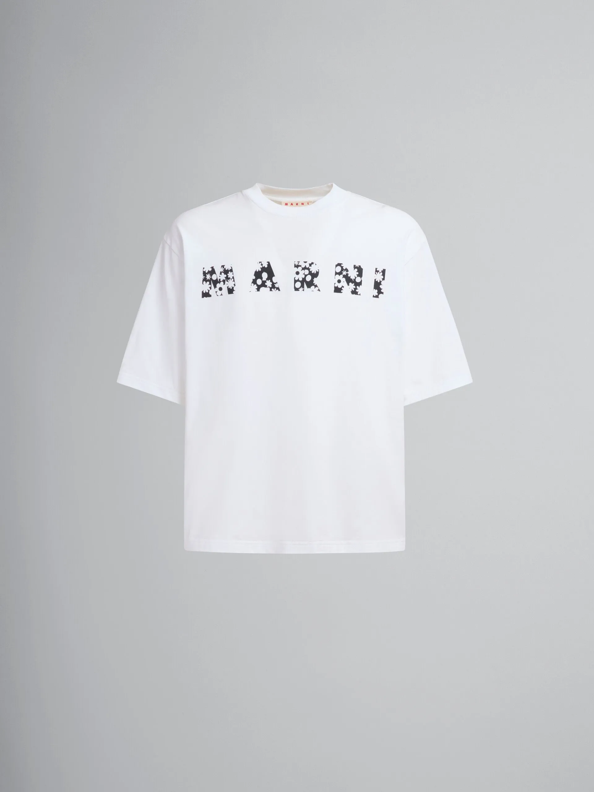 Black T-Shirt with Pop Fields Marni Logo (Final Sale) sold by Curio product image thumbnail 4