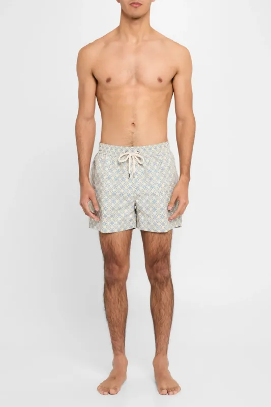 Sport Angora Trelica Print Swim Shorts (Final Sale) sold by Curio