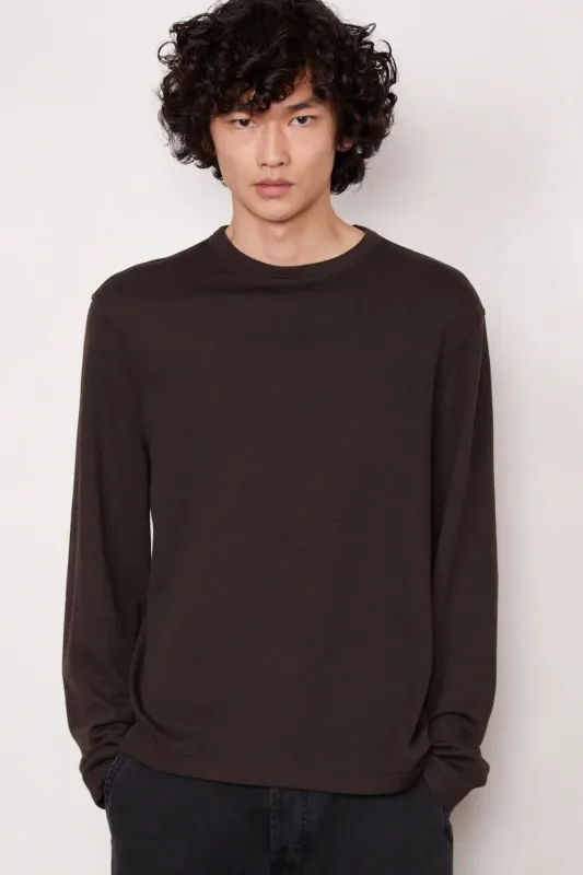 Benny LS T-Shirt Dark Coffee (Final Sale) sold by Curio