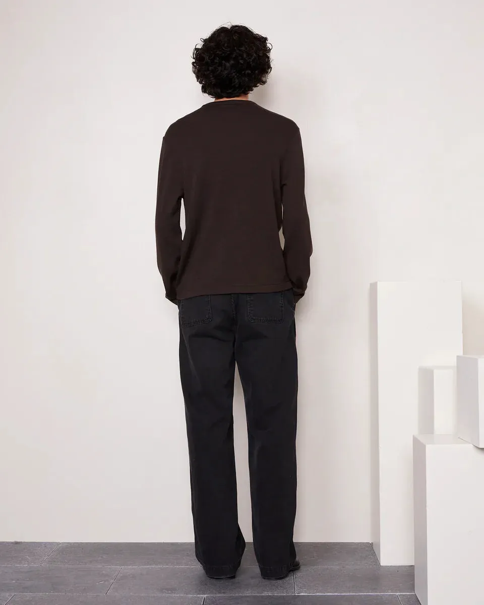 Benny LS T-Shirt Dark Coffee (Final Sale) sold by Curio product image thumbnail 3