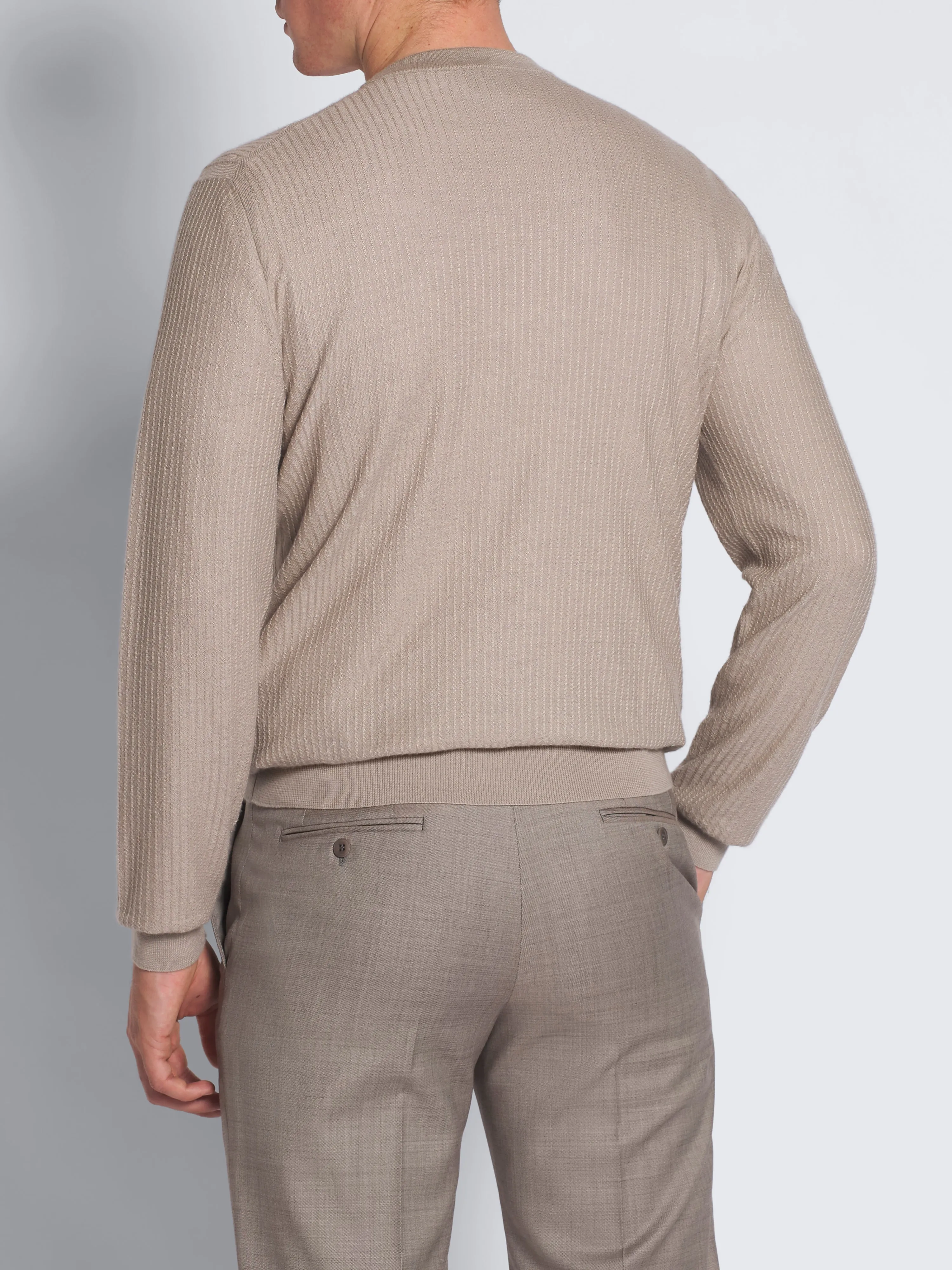 Crew Neck Sweater Beige (Final Sale) sold by Curio product image thumbnail 2
