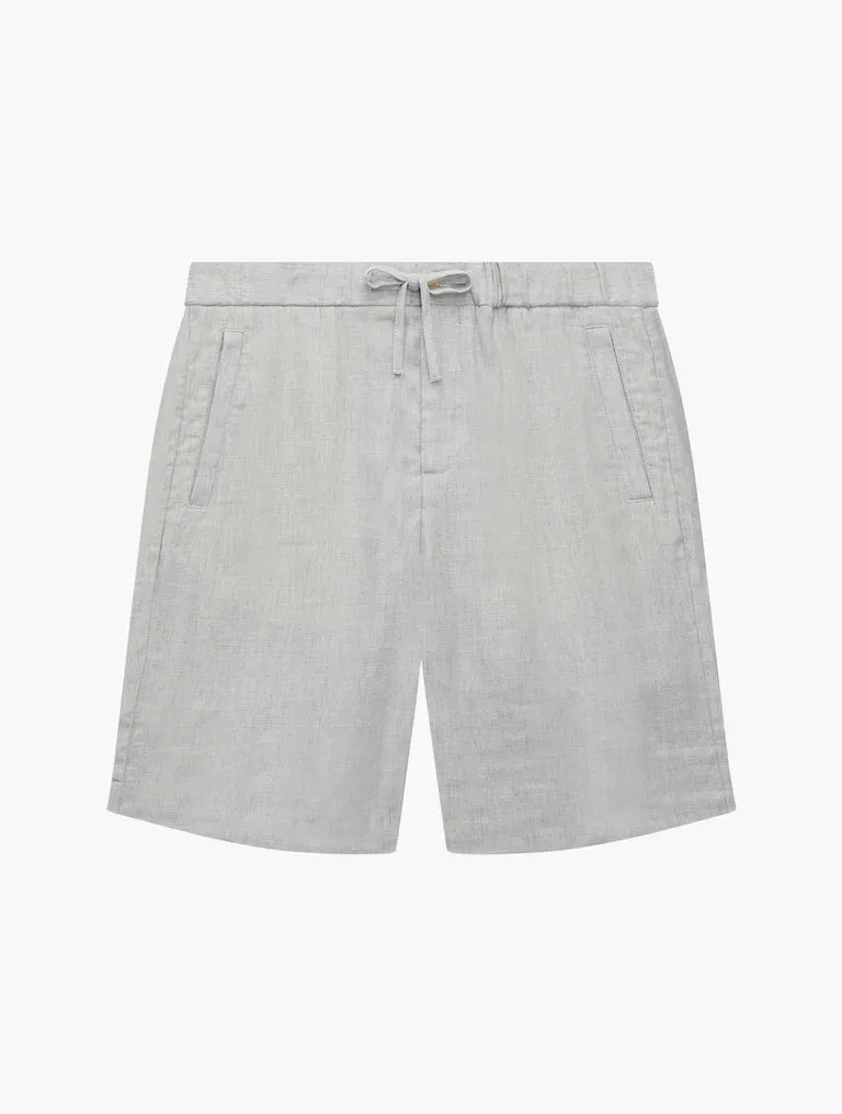Felipe Linen Shorts Light Mélange Grey (Final Sale) sold by Curio product image thumbnail 2