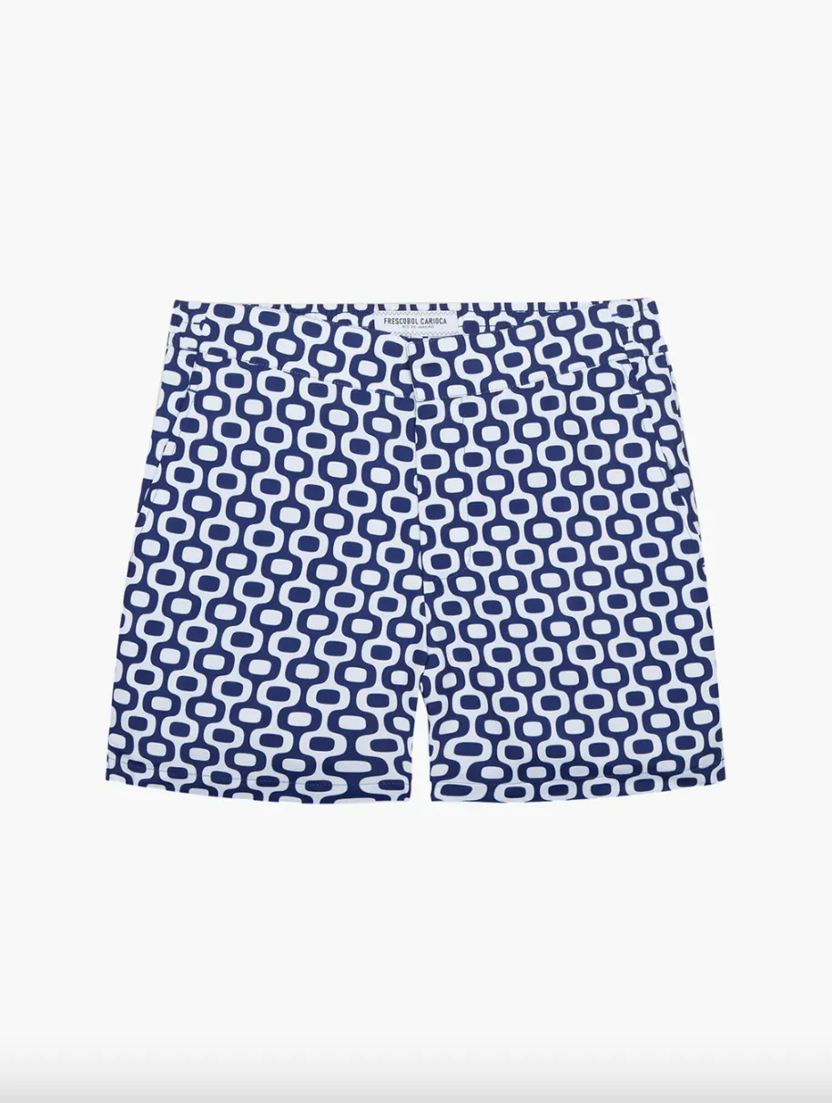 Porto Swim Shorts Ipanema Large Print Navy (Final Sale) sold by Curio product image thumbnail 2
