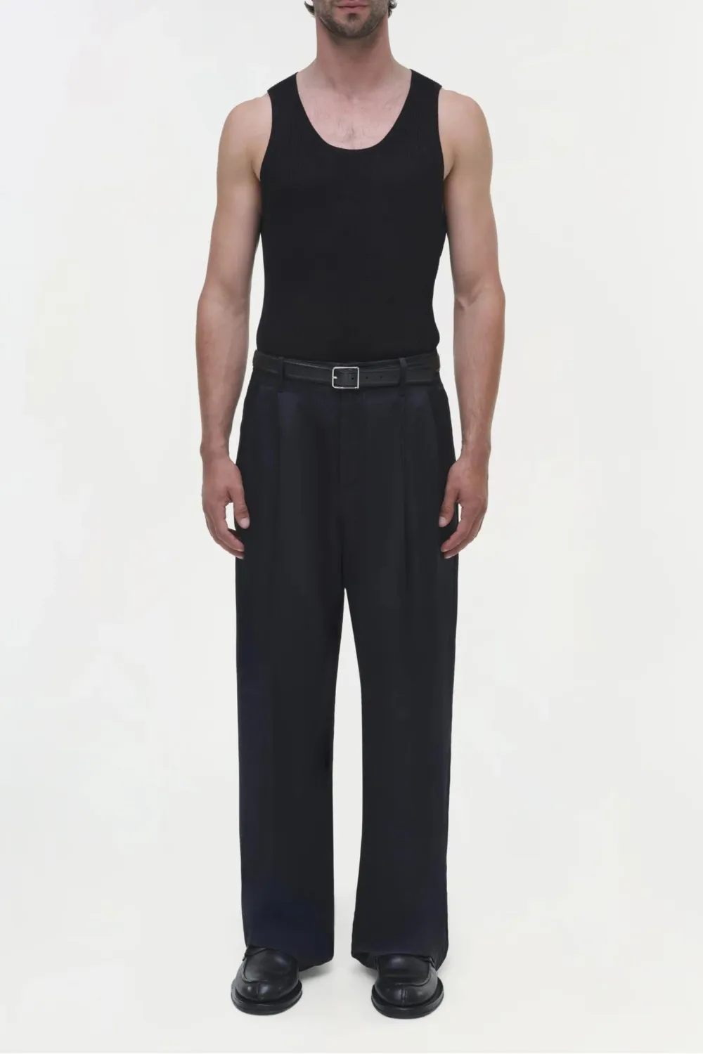 Wilson Wide Leg Pleated Trouser (Final Sale) sold by Curio