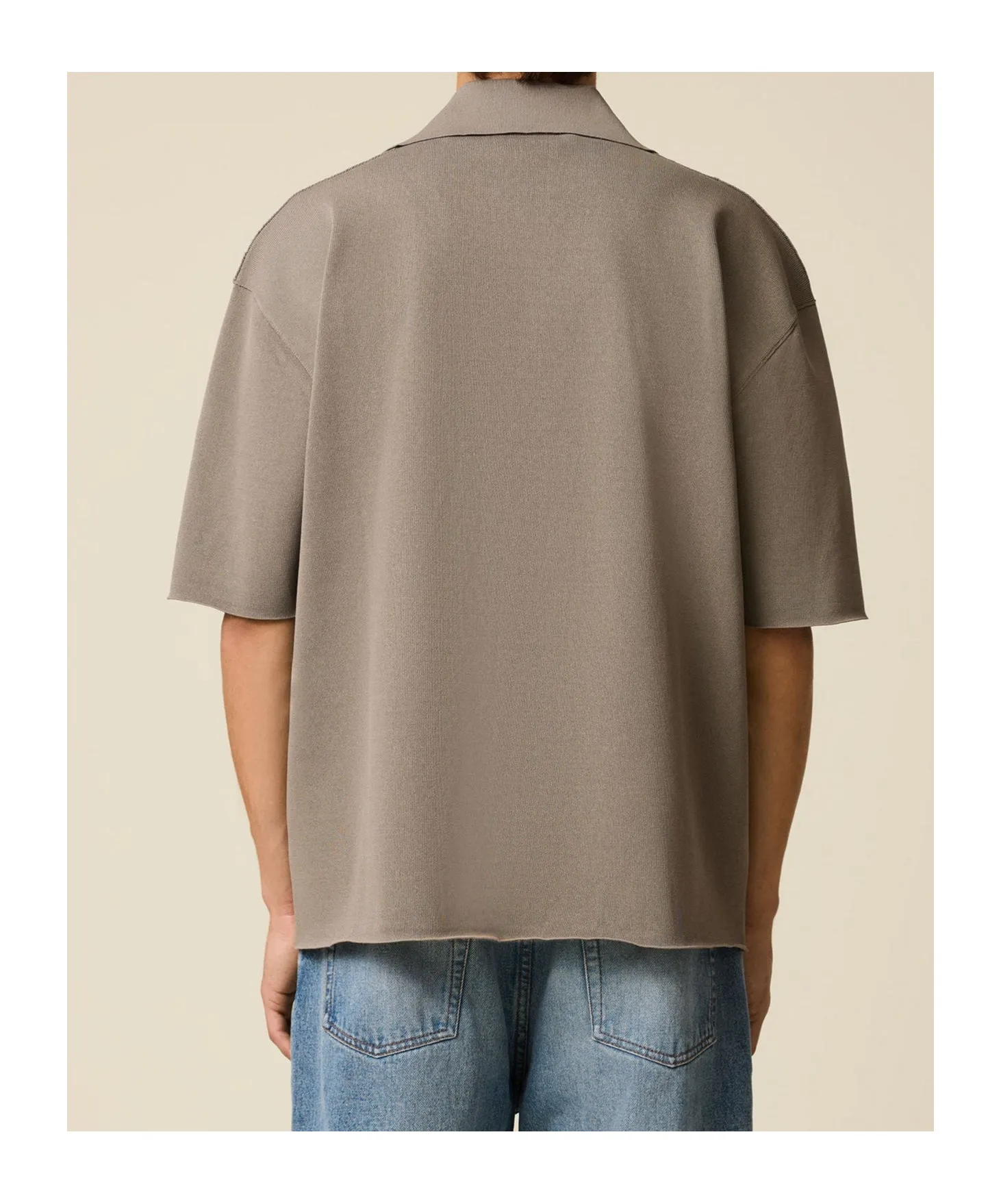 Smoke Short Sleeve Polo (Final Sale) sold by Curio product image thumbnail 2