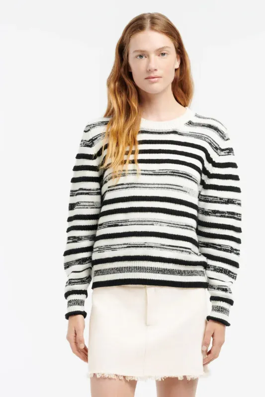 Striped Cashmere and Cotton Round-Neck Jumper (Final Sale) sold by Curio