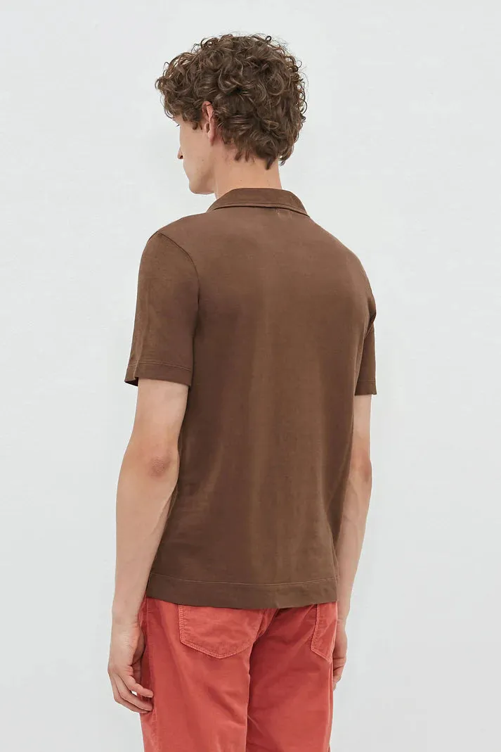 Aruba Polo Shirt Pecan (Final Sale) sold by Curio product image thumbnail 3