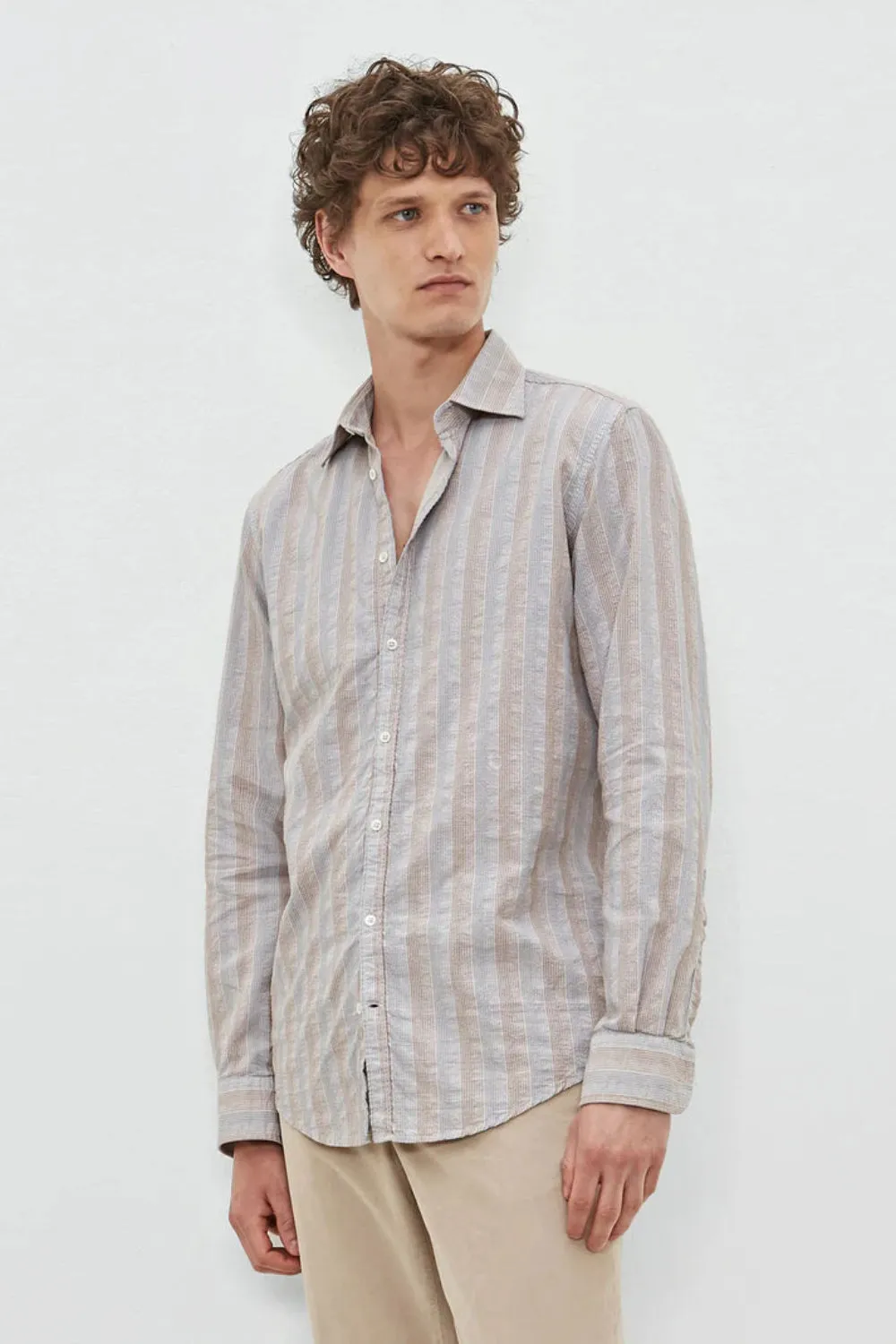 Genova Shirt Stucco sold by Curio