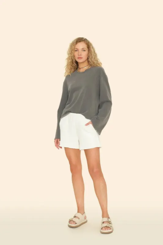 Shawn Sweat Short Alabaster (Final Sale) made by XiRENA