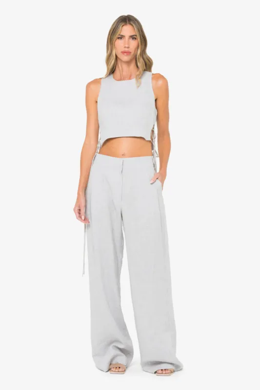 Aubrey Pants Silver Waistband (Final Sale) sold by Curio