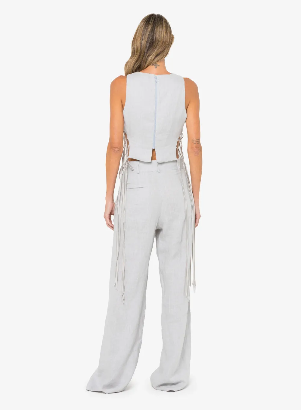 Aubrey Pants Silver Waistband (Final Sale) sold by Curio product image thumbnail 3