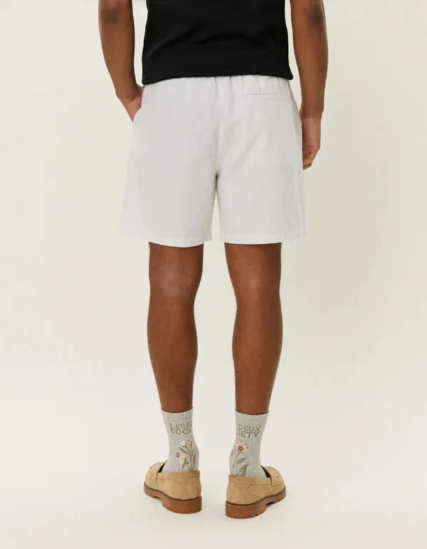 Otto Linen Shorts White (Final Sale) sold by Curio product image thumbnail 2