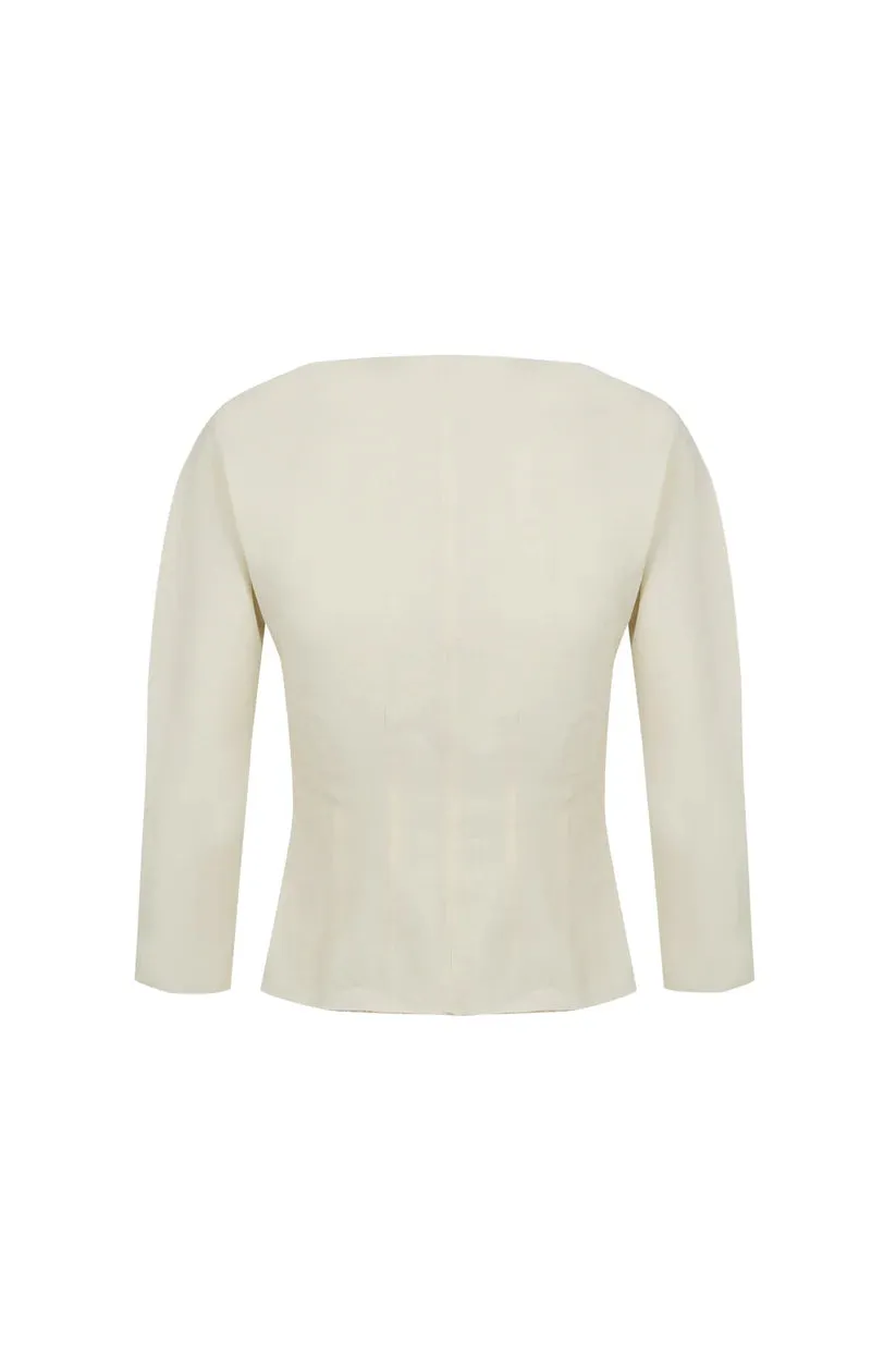 Soto Top Ivory (Final Sale) sold by Curio product image thumbnail 2