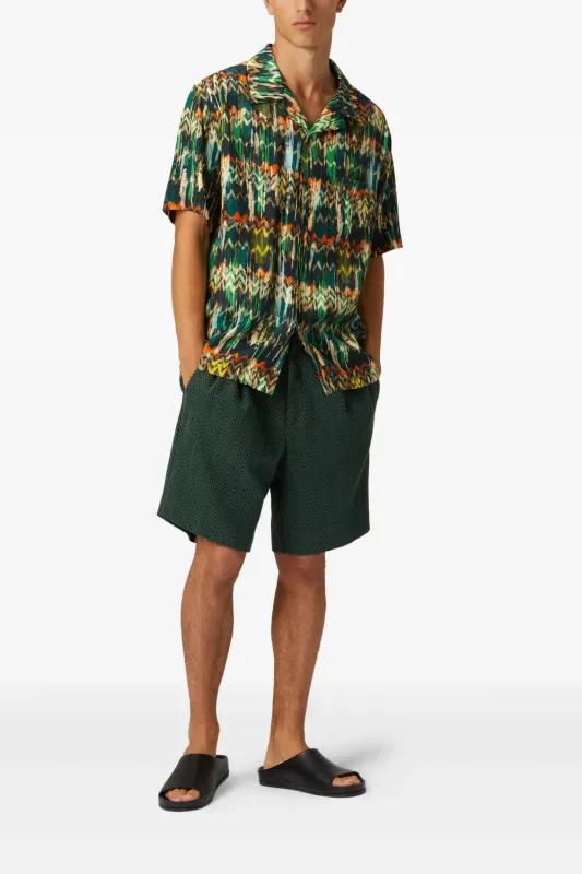 Short Sleeve Shirt Green Multi (Final Sale) made by Missoni