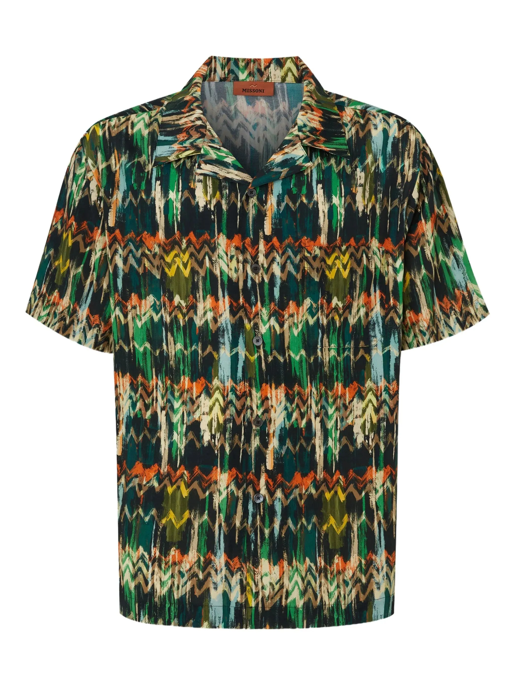 Short Sleeve Shirt Green Multi (Final Sale) sold by Curio product image thumbnail 3