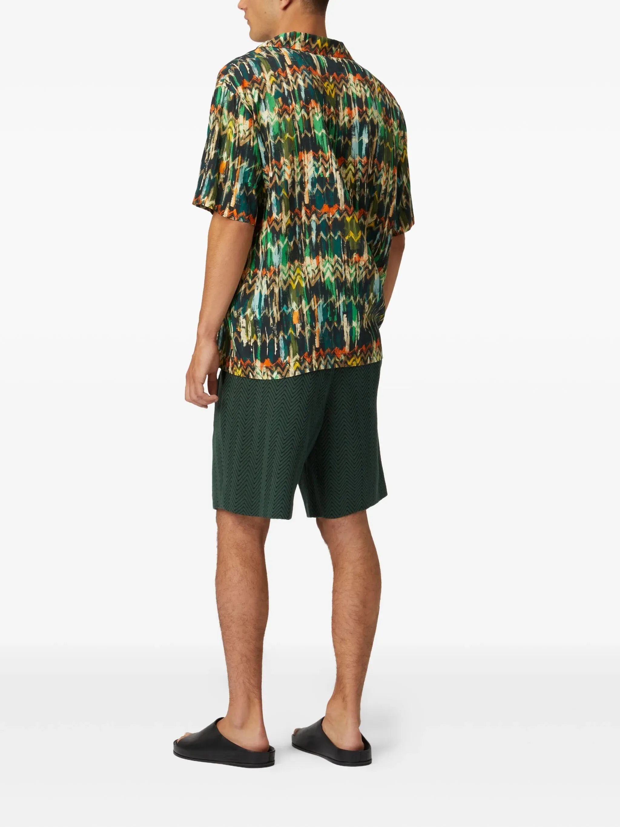 Short Sleeve Shirt Green Multi (Final Sale) sold by Curio product image thumbnail 2