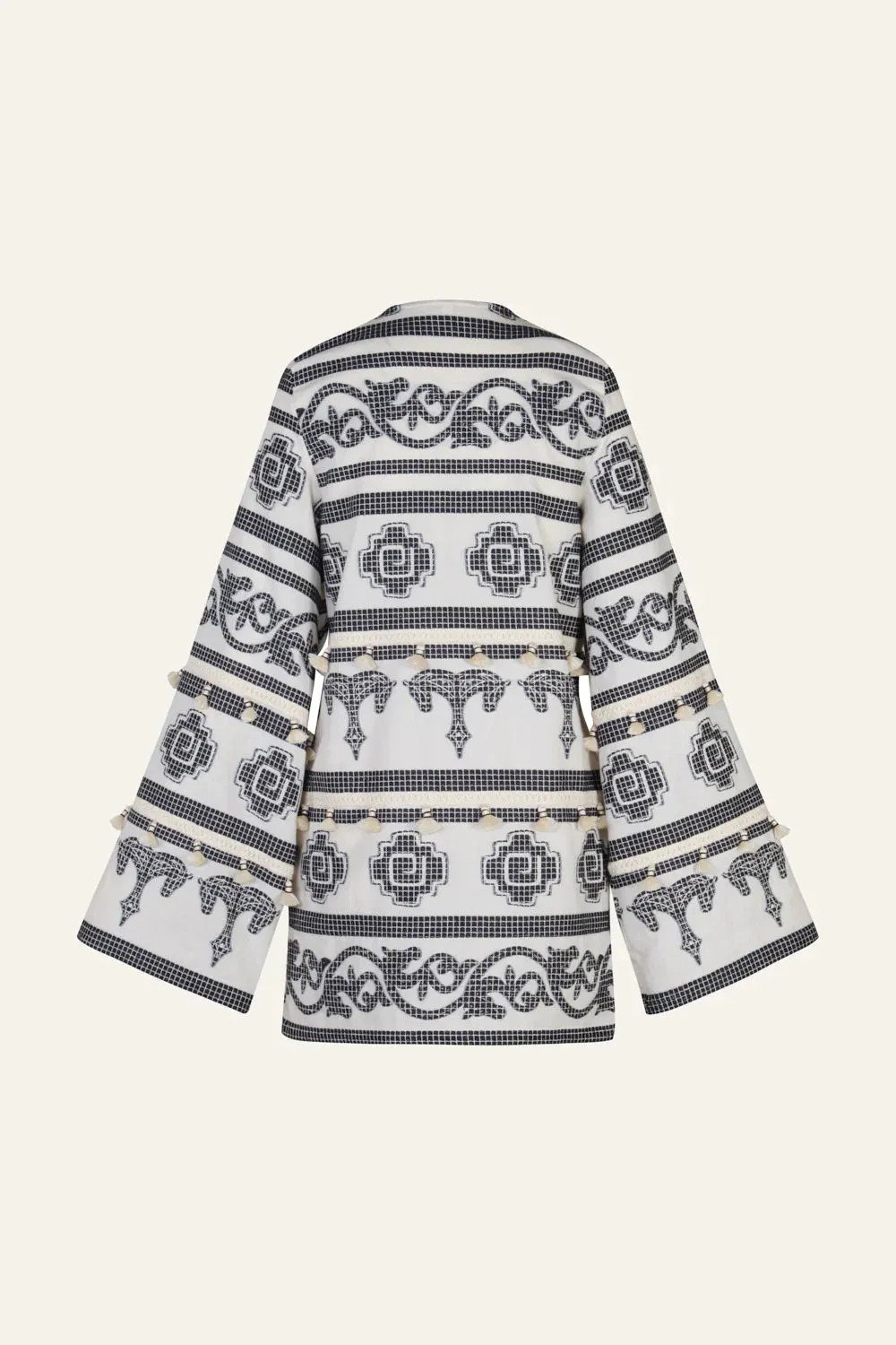 Temple Dress Ecru-Black (Final Sale) sold by Curio product image thumbnail 3