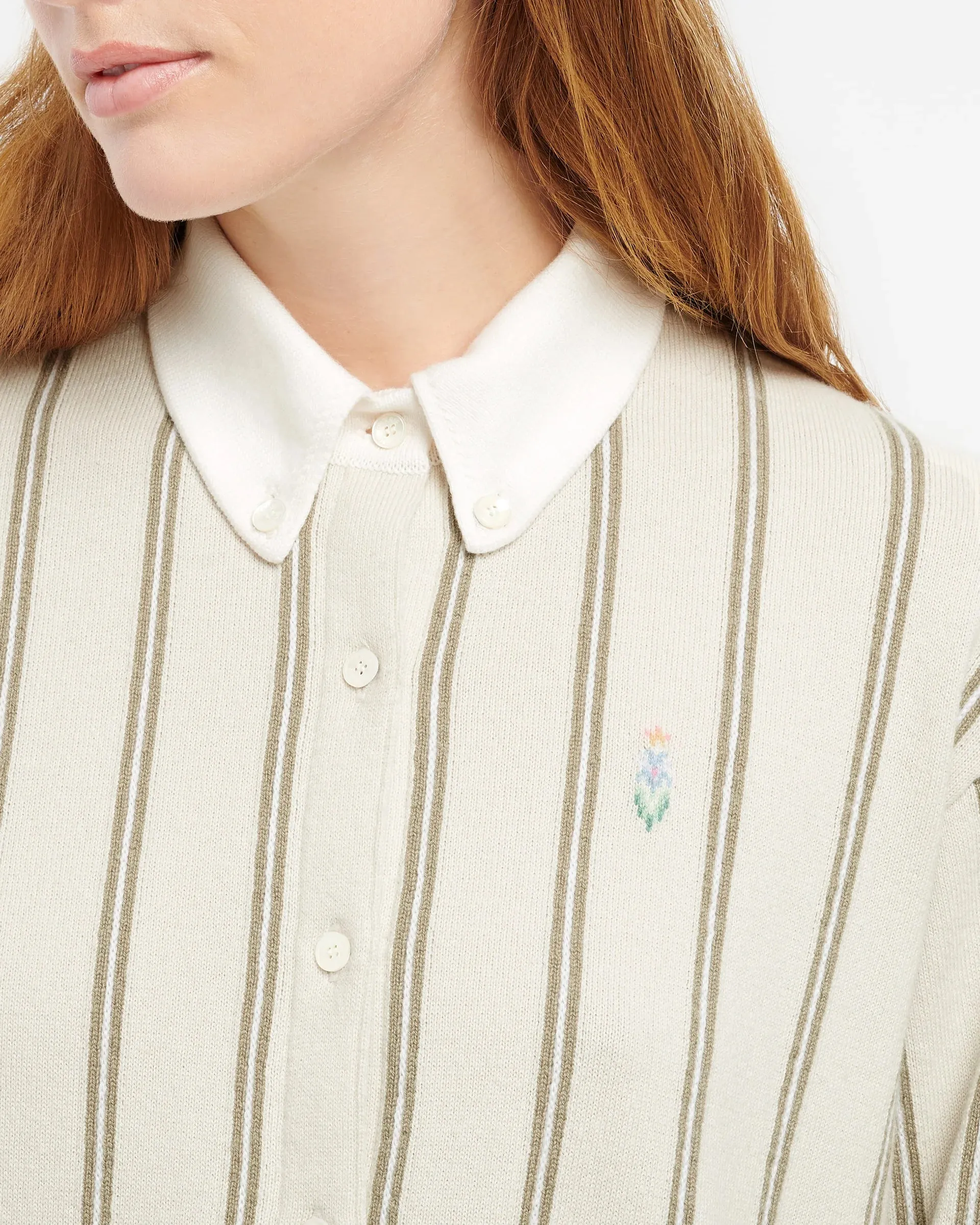Ladies LS Shirt Oxford Wide Stripe (Final Sale) sold by Curio product image thumbnail 5