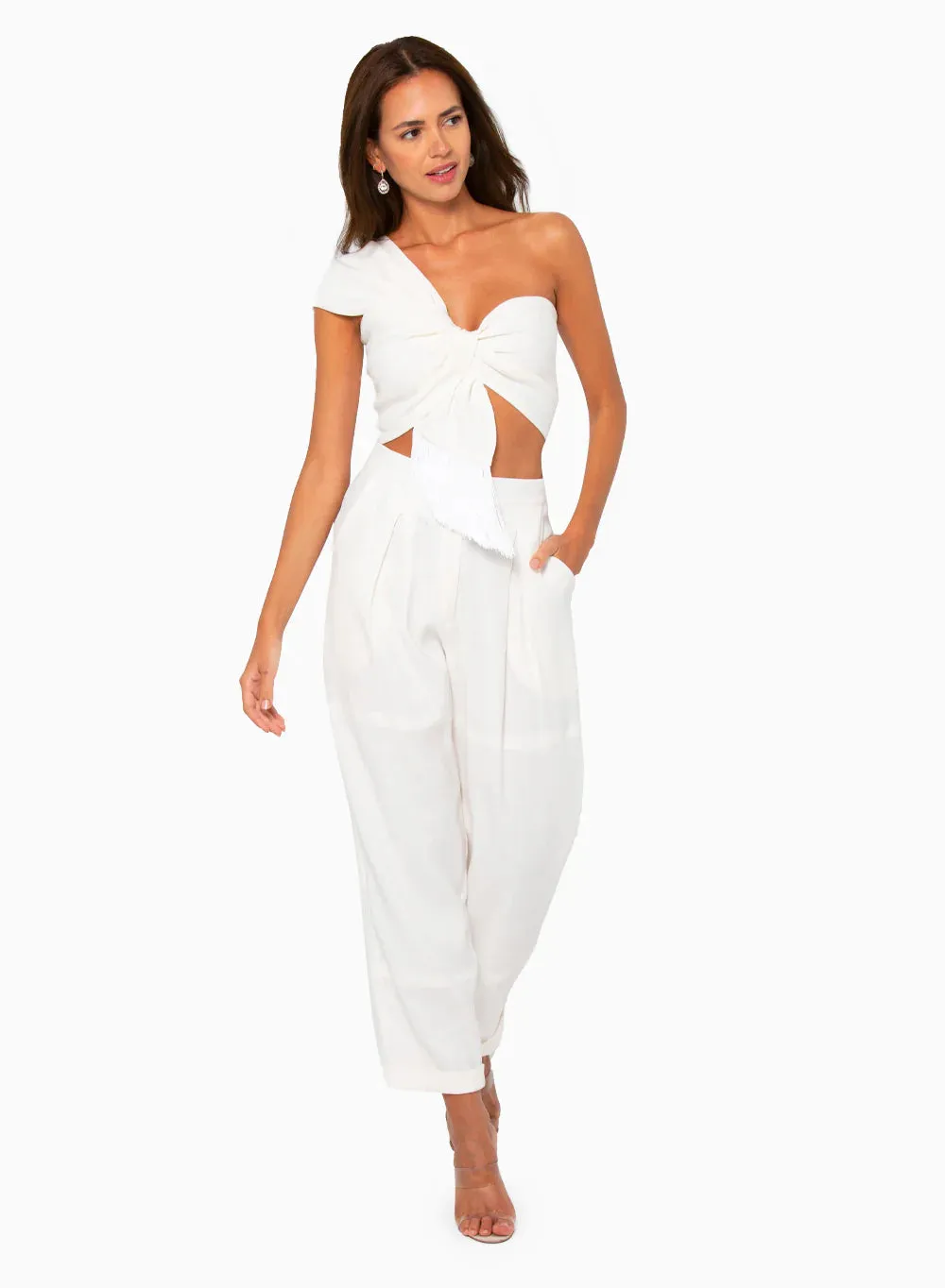 Kai Pant Off White (Final Sale) sold by Curio