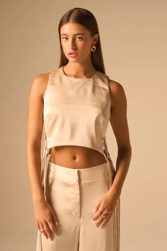 Benitta Top Champagne sold by Curio