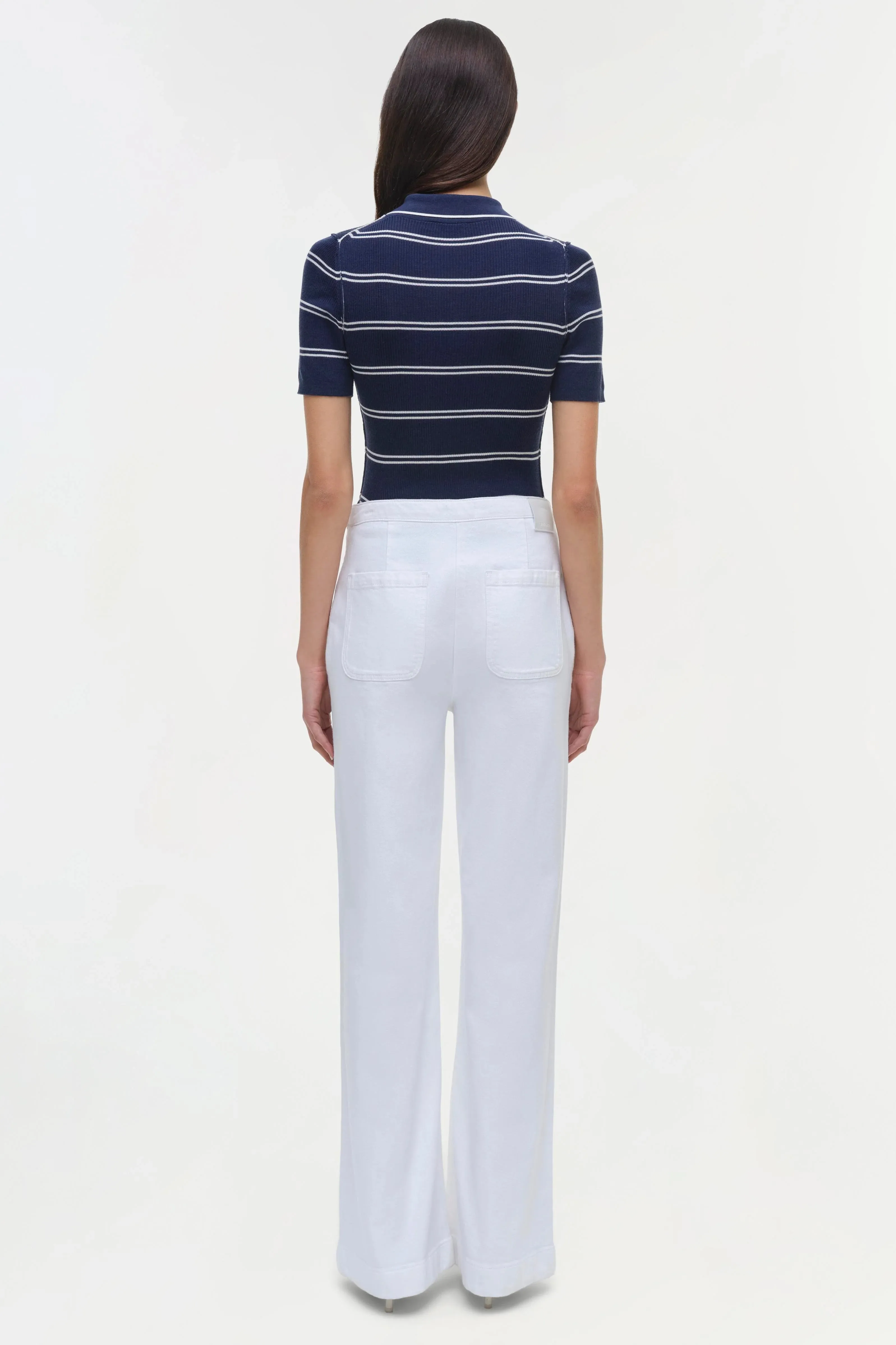 Matty SS Polo Midnight Stripe (Final Sale) sold by Curio product image thumbnail 3