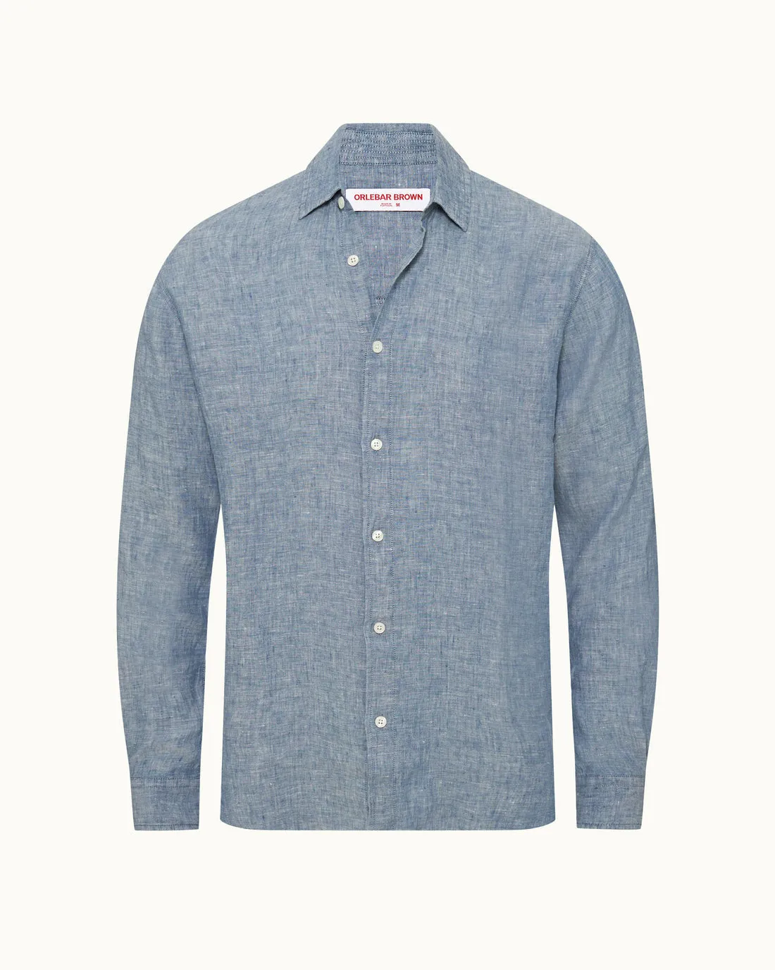 Justin Chambray Light Bergamo Blue sold by Curio product image thumbnail 2