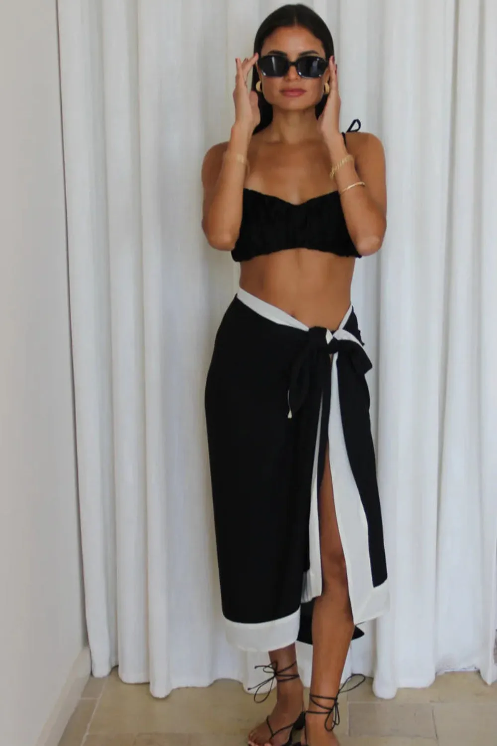 Siena Pareo Black-Ivory sold by Curio