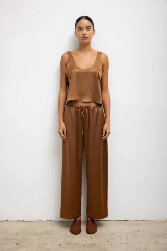 Barb Crop Drawstring Pant sold by Curio