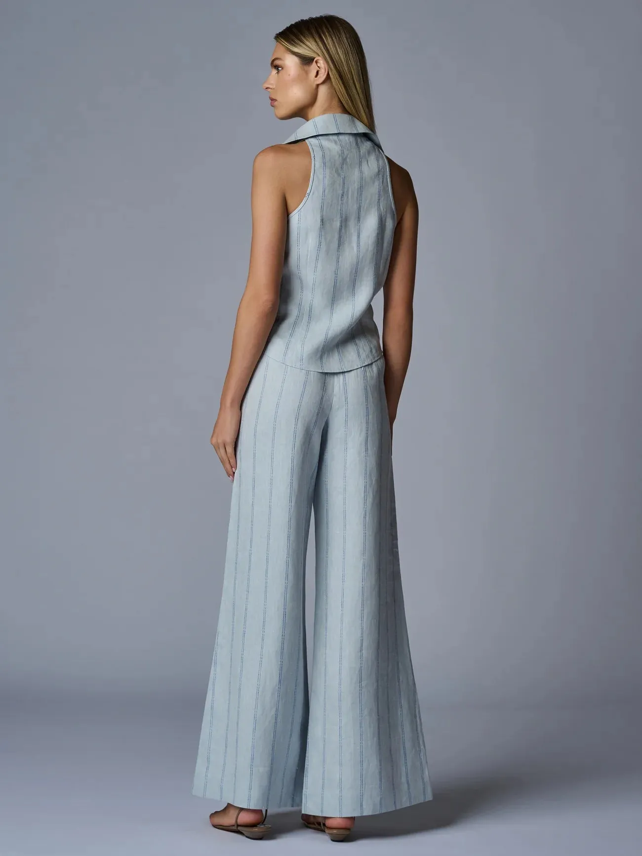 Sloan Vest Blue Stripe sold by Curio product image thumbnail 4