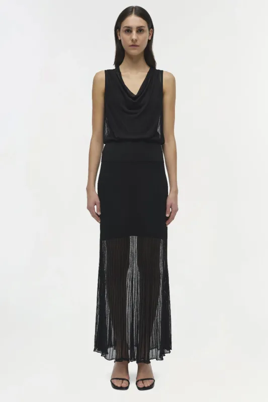 Carmina Cowl Tank sold by Curio