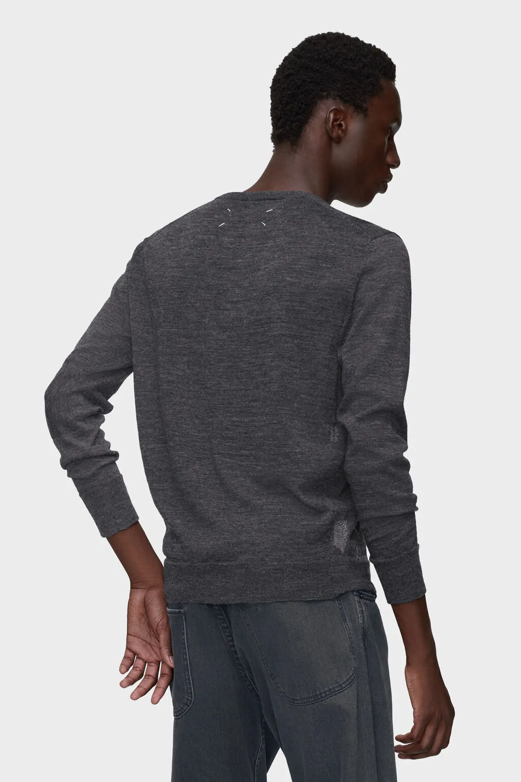 Wool Blend patch Sweater sold by Curio product image thumbnail 3