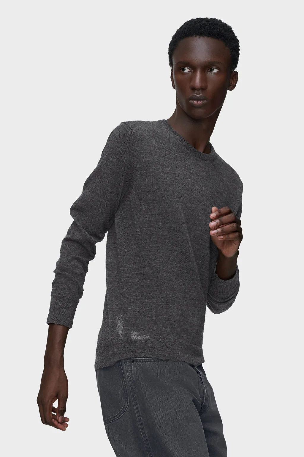 Wool Blend patch Sweater sold by Curio product image thumbnail 2