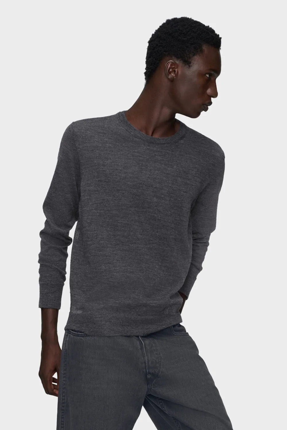 Wool Blend patch Sweater sold by Curio