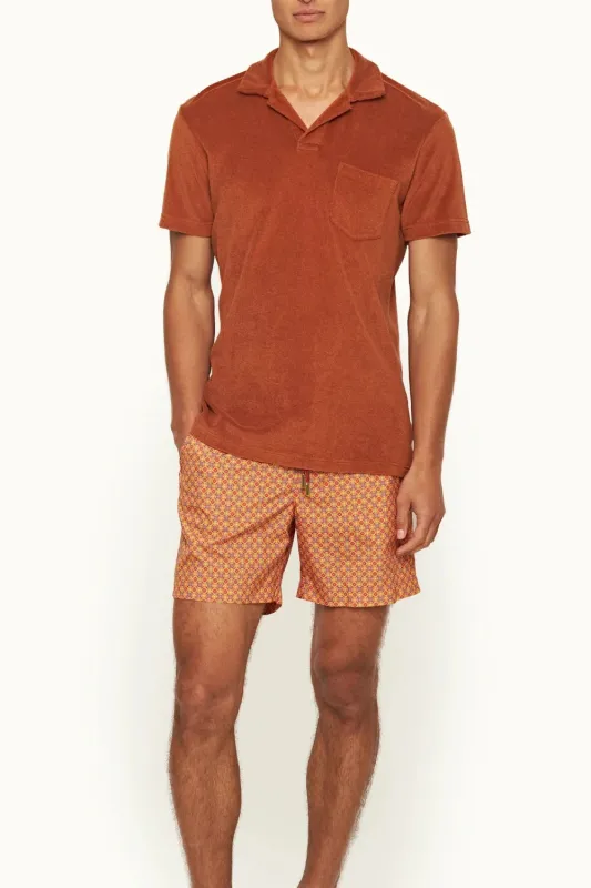 Terry Toweling Polo Canela sold by Curio