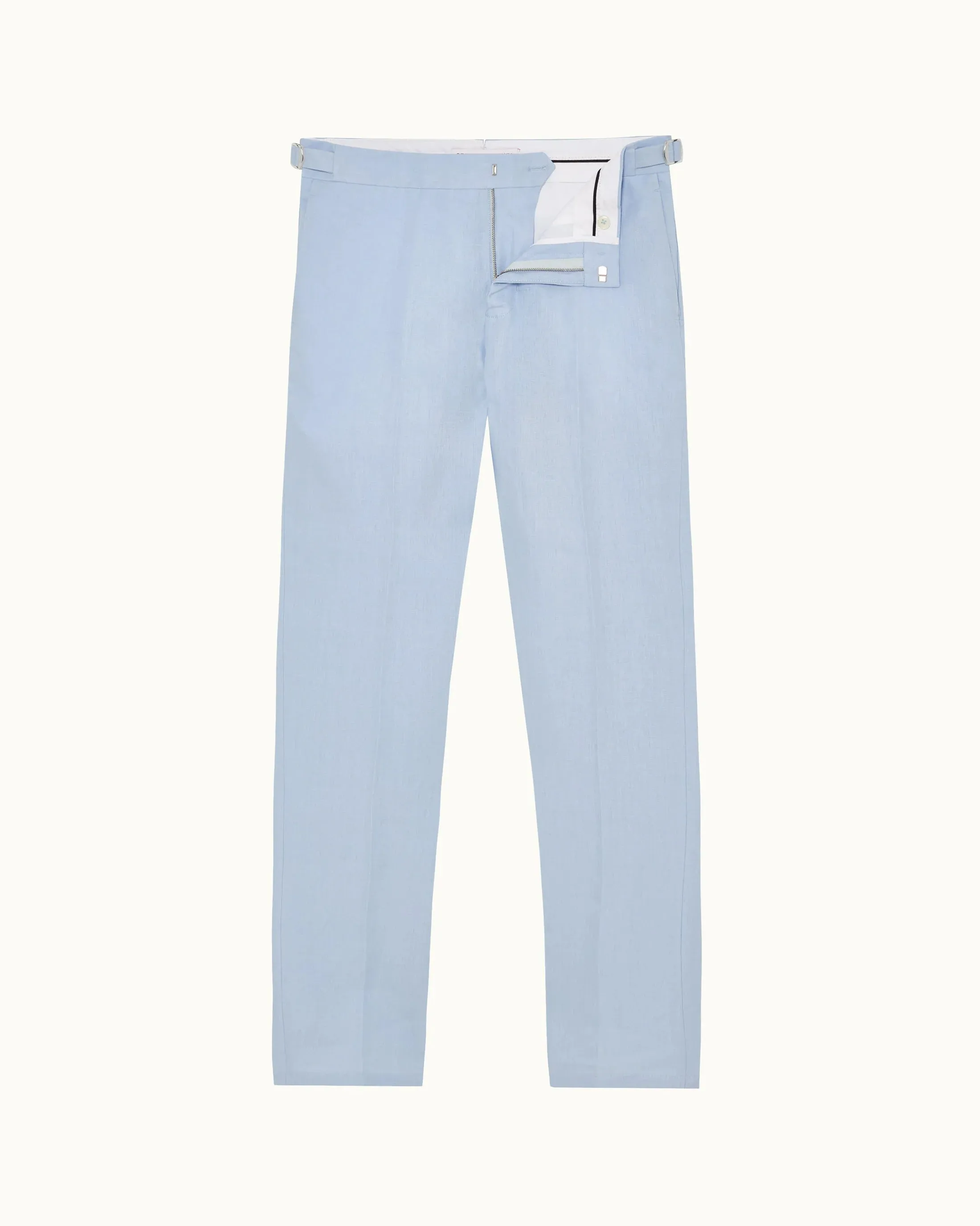 Griffon Italian Linen Springwater Blue Pant sold by Curio product image thumbnail 3