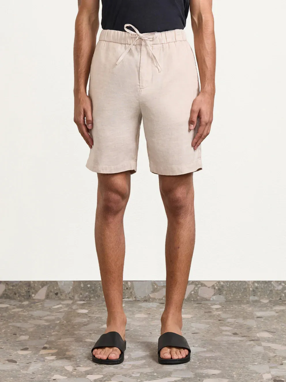 Felipe Linen Shorts Sand sold by Curio product image thumbnail 3