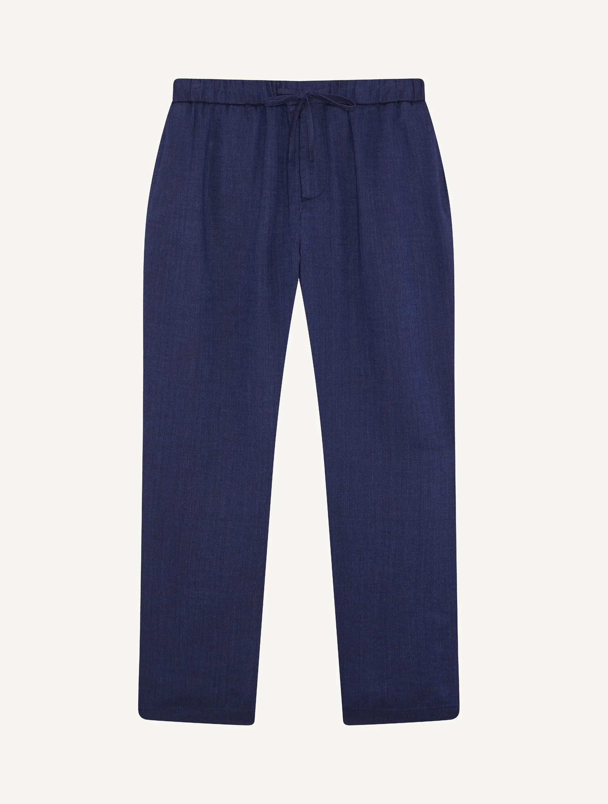 Oscar Linen Chinos Navy sold by Curio product image thumbnail 4