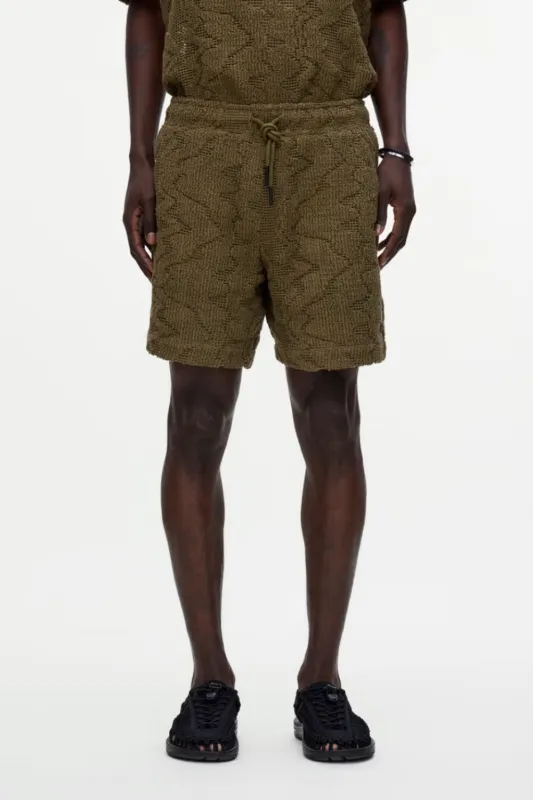 Pine Verve Crochet Shorts sold by Curio