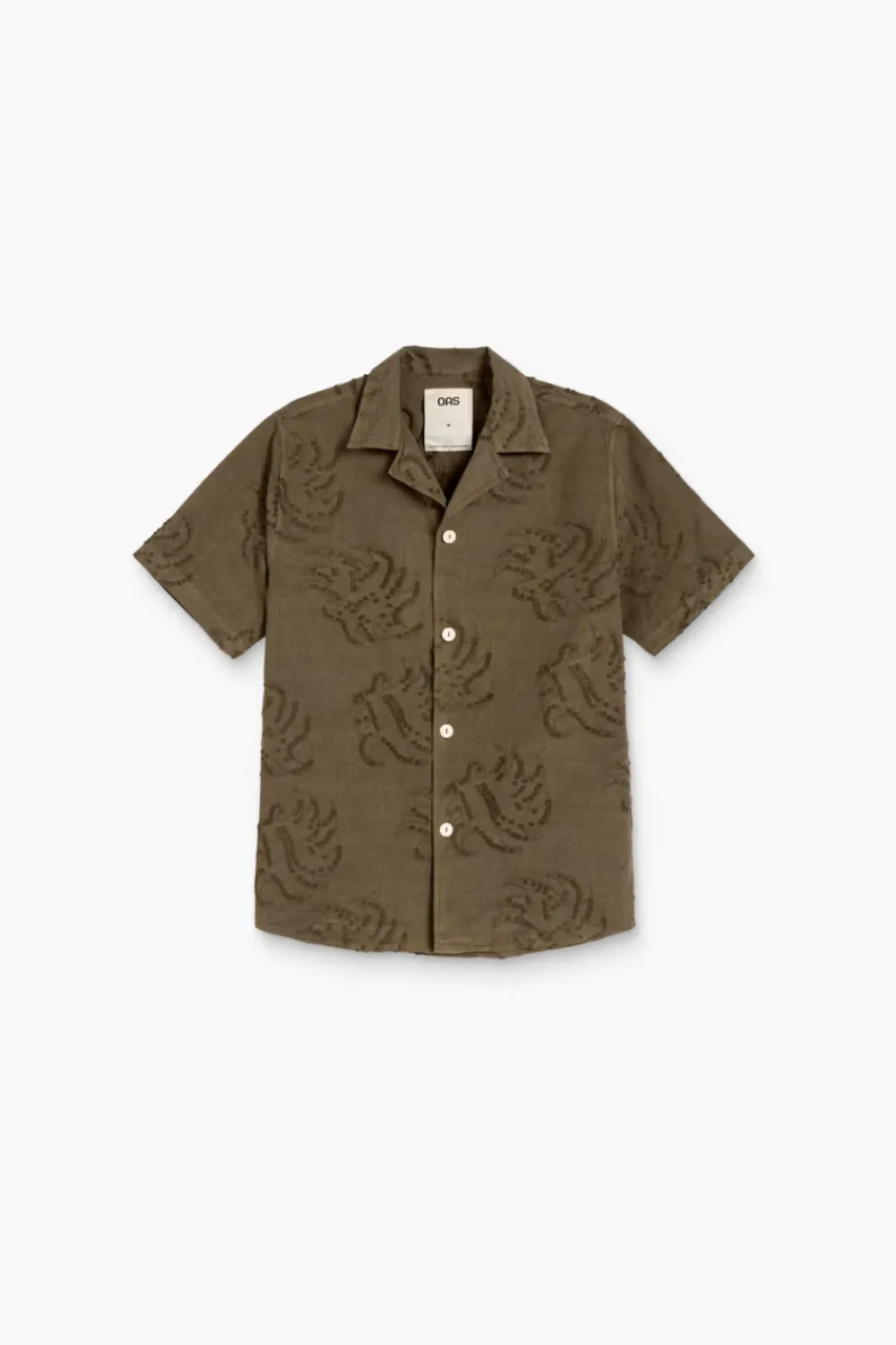 Cuba Cotton Shirt Brown sold by Curio