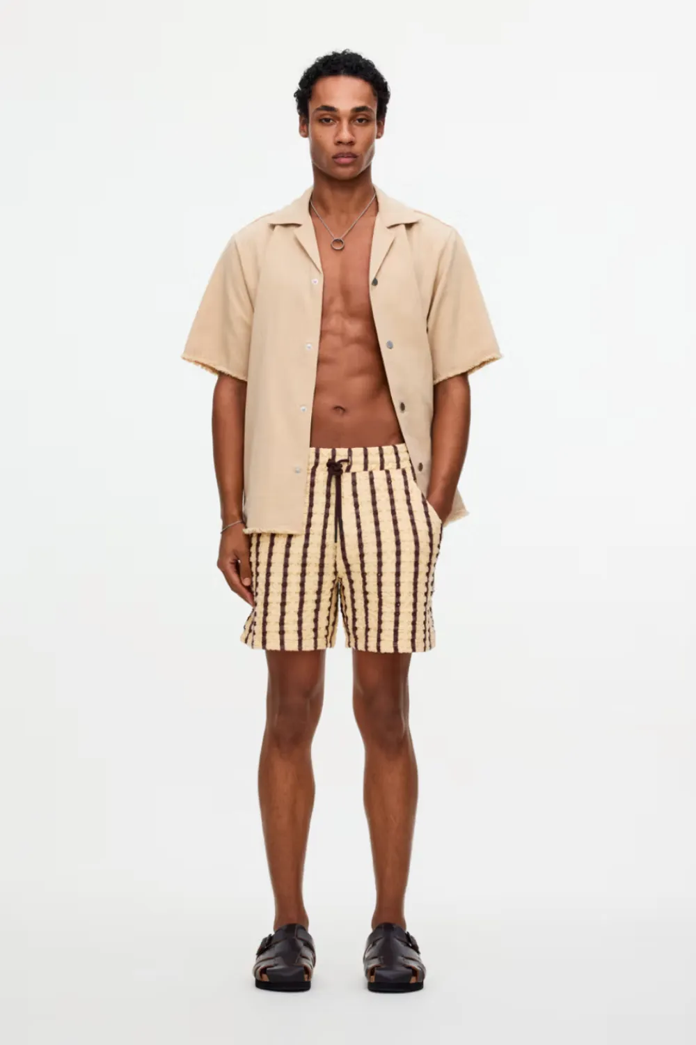 Tartufo Porto Waffle Shorts sold by Curio
