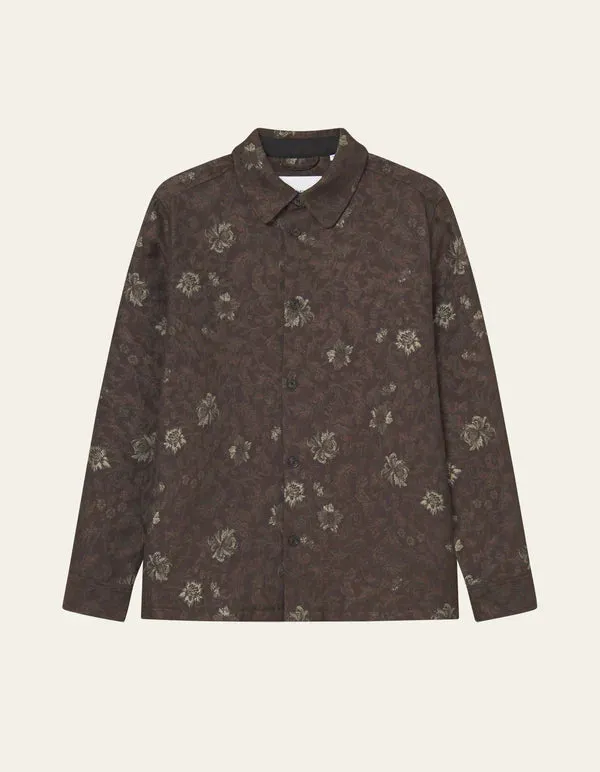 Kaleb Flower Jacquard Overshirt sold by Curio product image thumbnail 4
