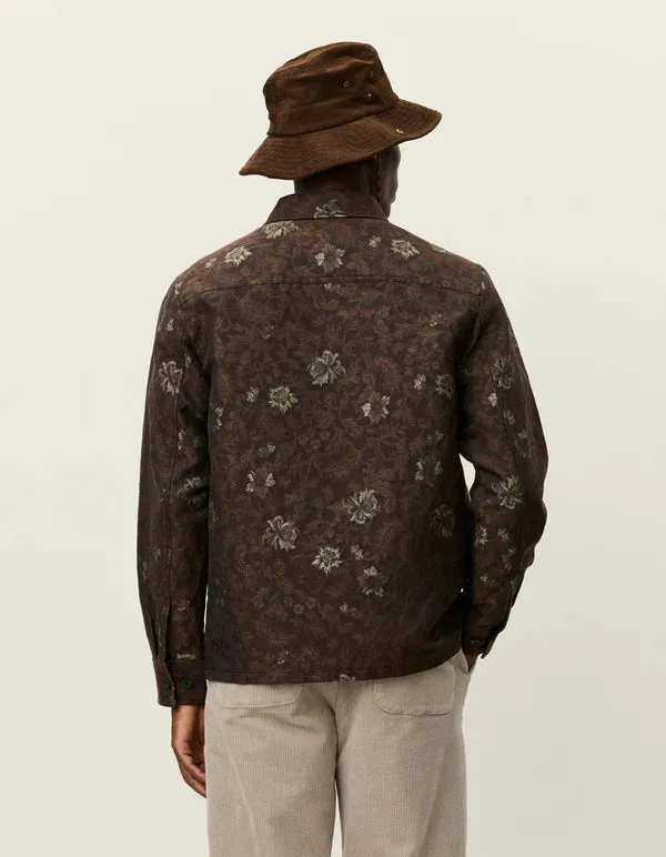 Kaleb Flower Jacquard Overshirt sold by Curio product image thumbnail 2