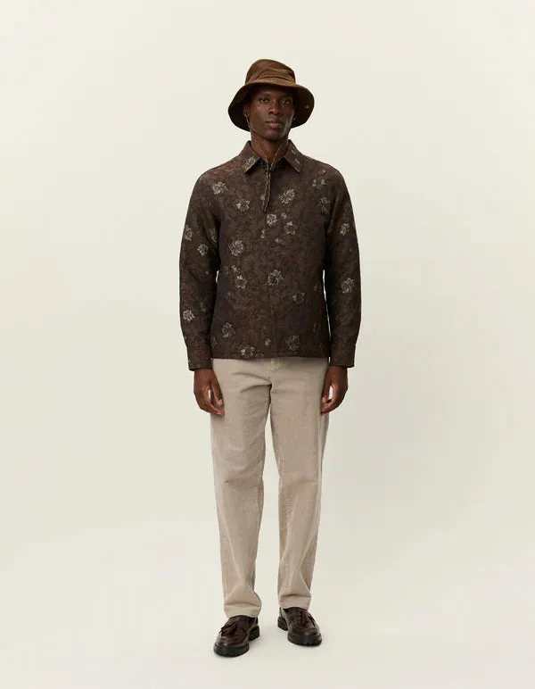 Kaleb Flower Jacquard Overshirt sold by Curio product image thumbnail 3